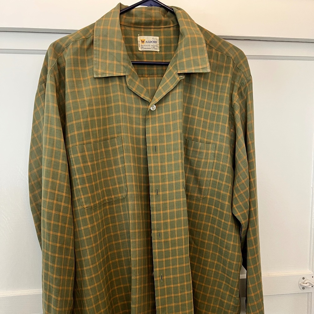 Vintage 1960's Waldorf Button Down Shirt XL